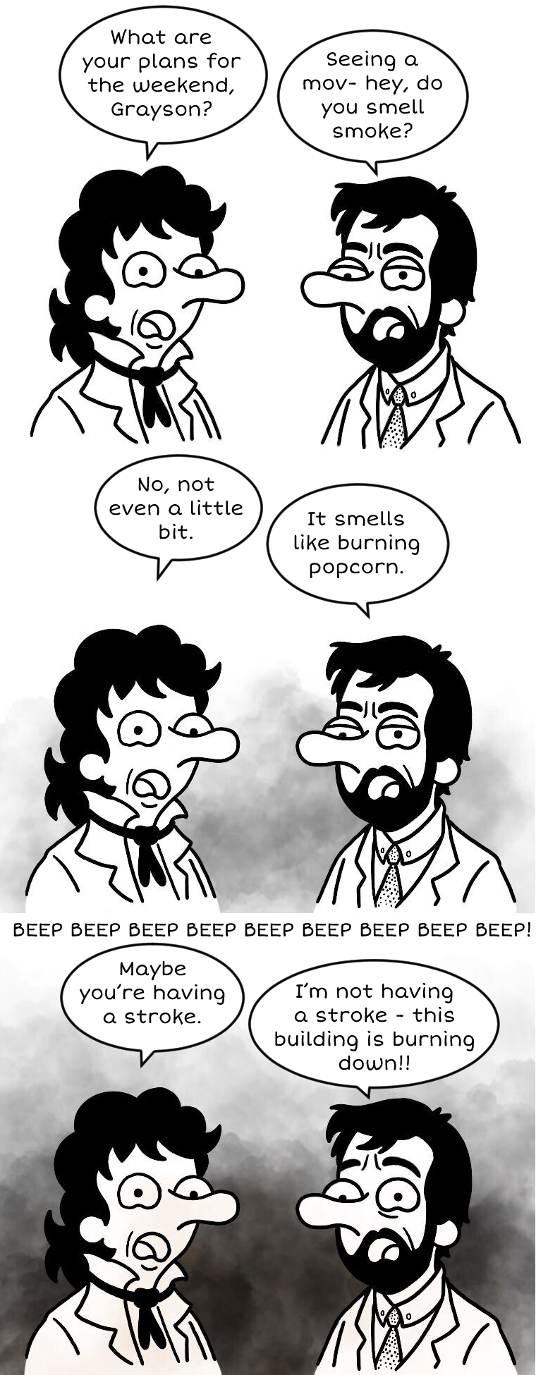 Franklin at the office 2